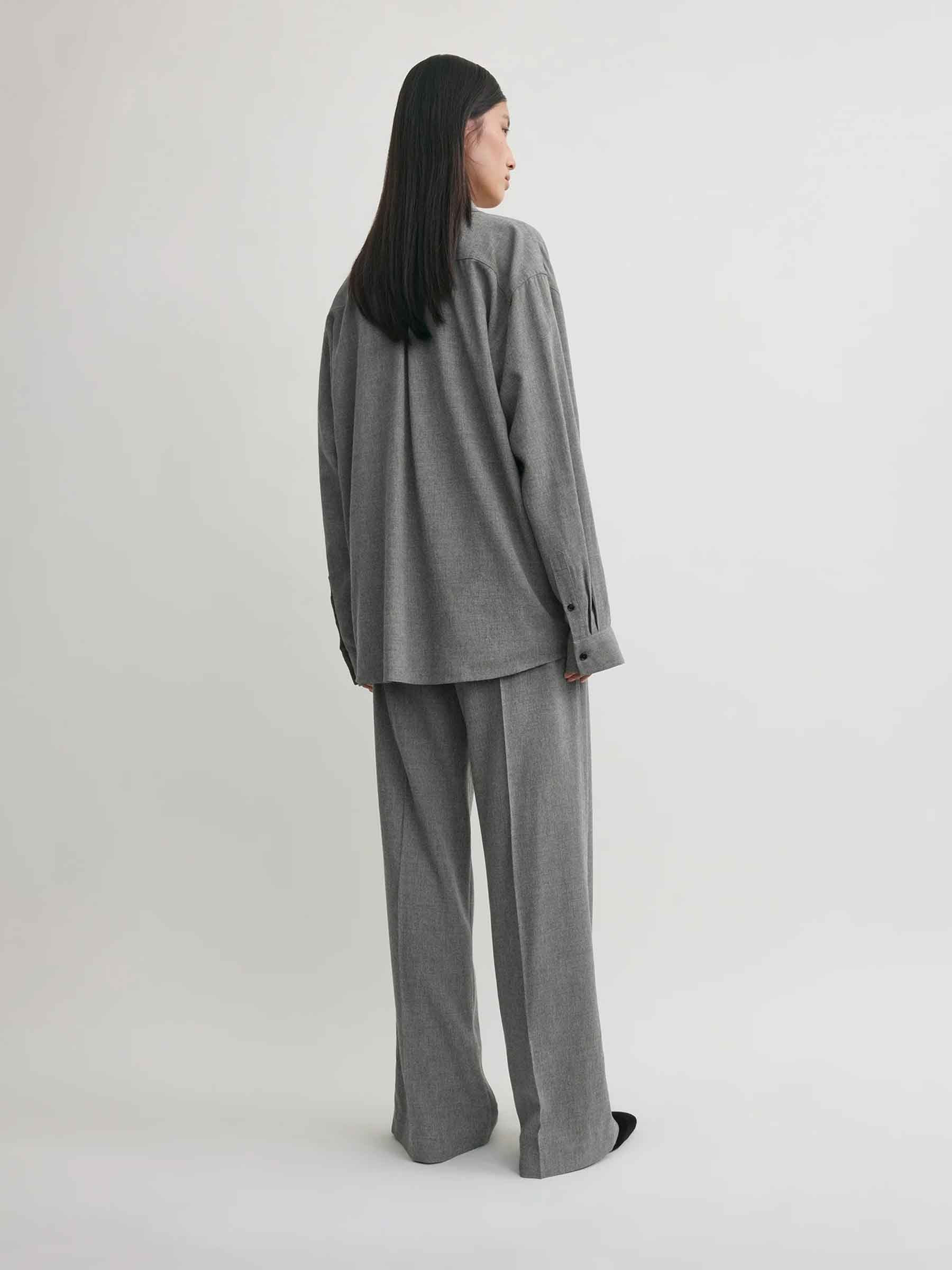 OVERSIZE PLAIN SHIRT - 3