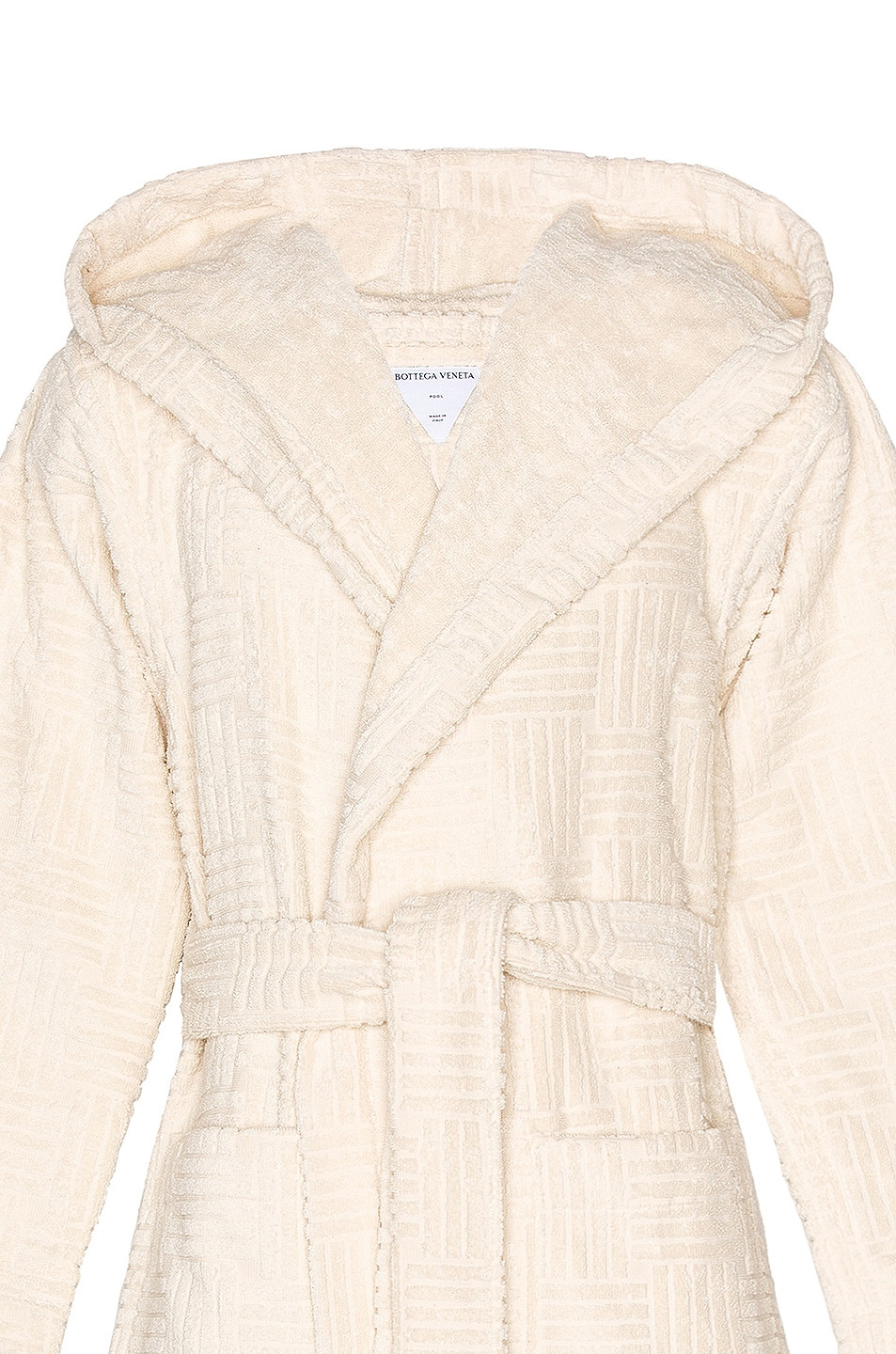 Intreccio Jacquard Cotton Terry Bathrobe - 3