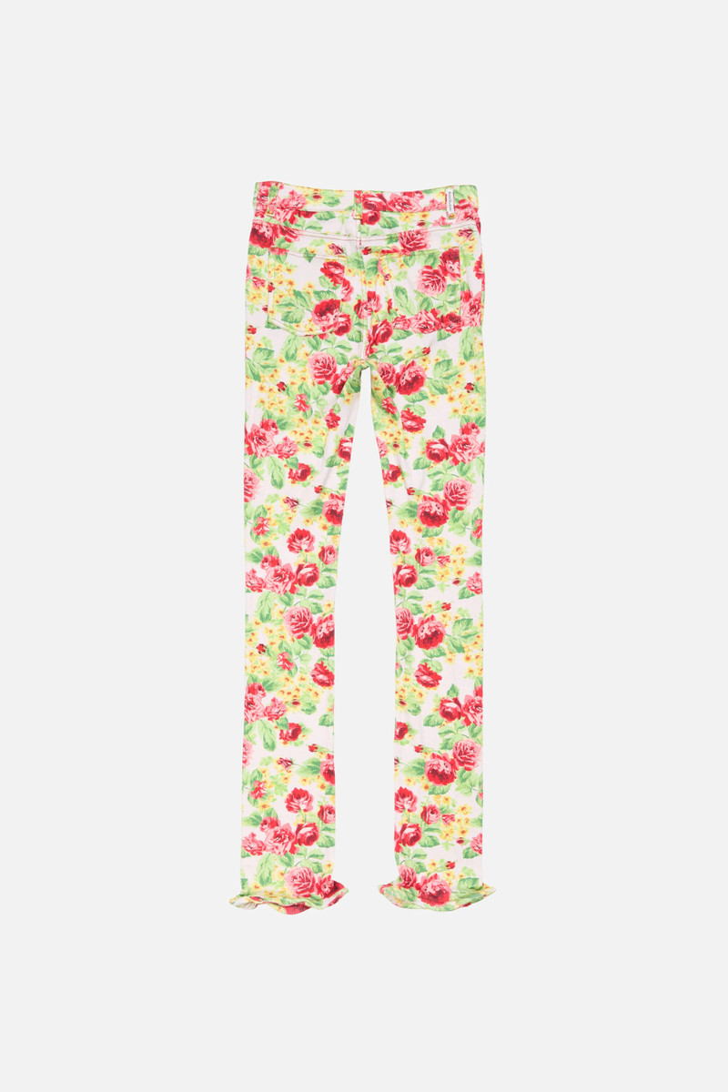 Printed casual trousers - Pink/multi 6