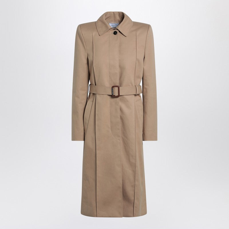 BEIGE TRENCH COAT WITH BELT - 1