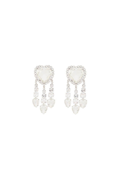 Alessandra Rich HEART EARRINGS WITH PENDANTS outlook