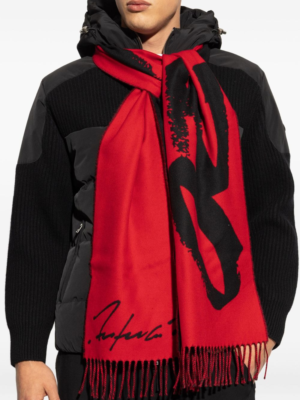 x Futura 2000 fringed scarf - 4
