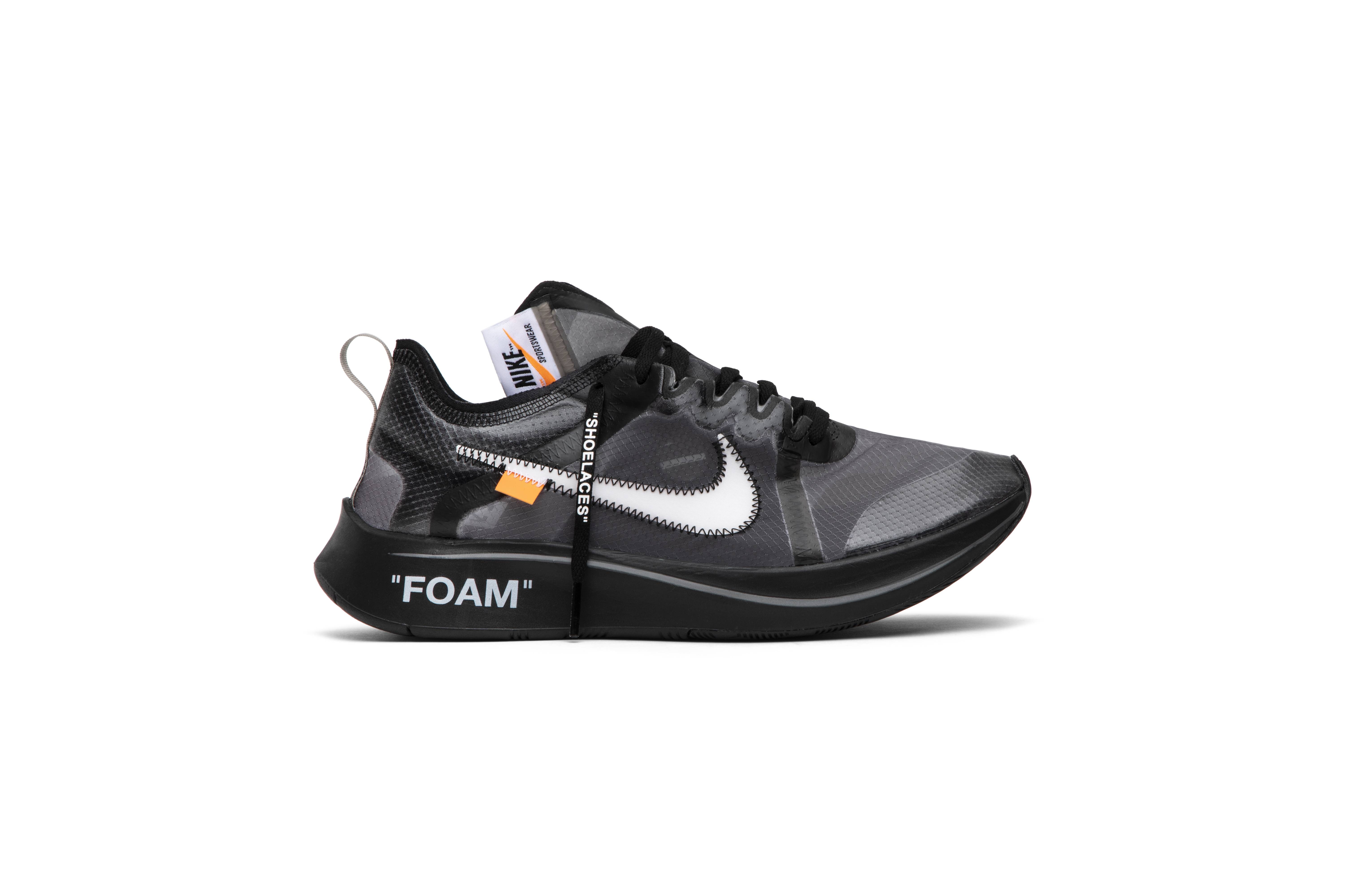 Off-White x Zoom Fly SP 'Black' - 1