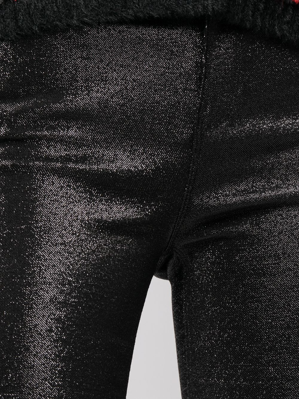 Madrid glitter skinny-fit trousers - 5