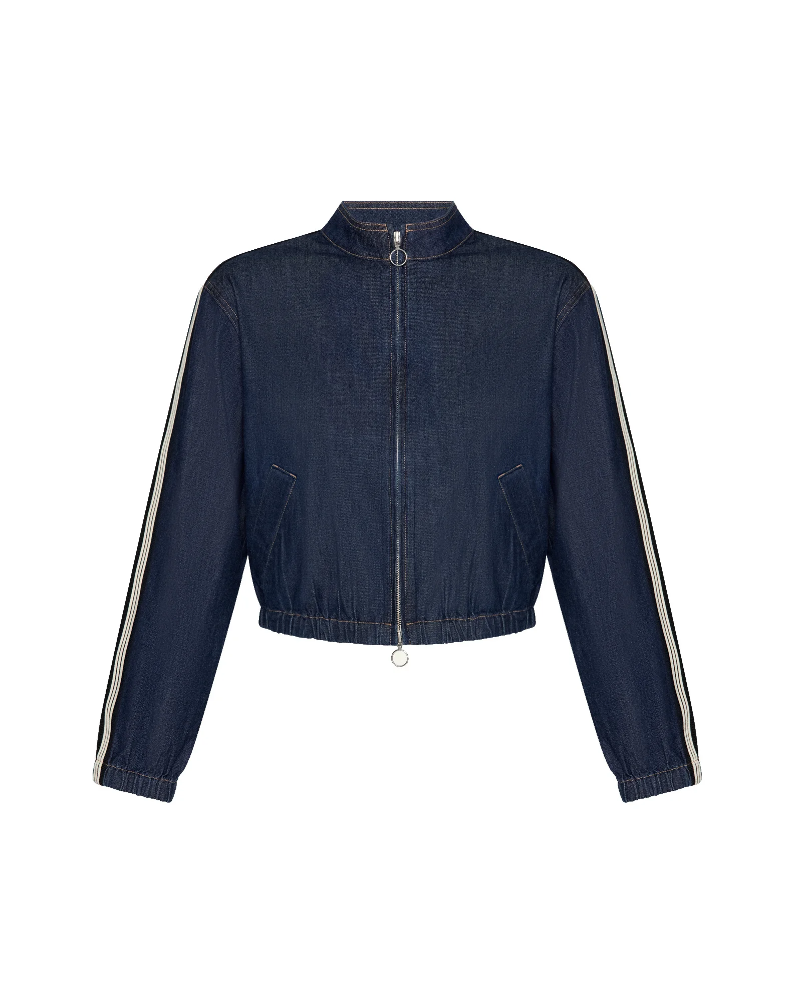 GIGI DENIM TRACK JACKET - 1