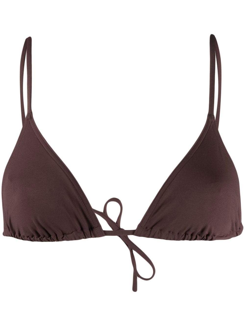 tie-fastened bikini top - 1