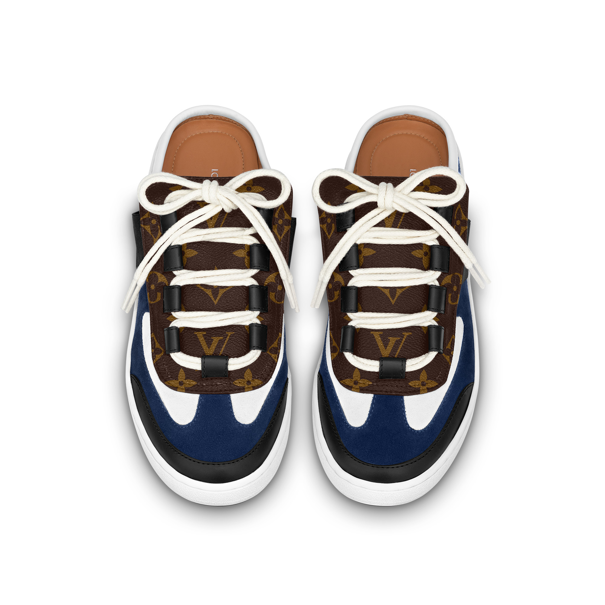 Louis Vuitton Run 55 Sneaker Blue Jean. Size 37.5