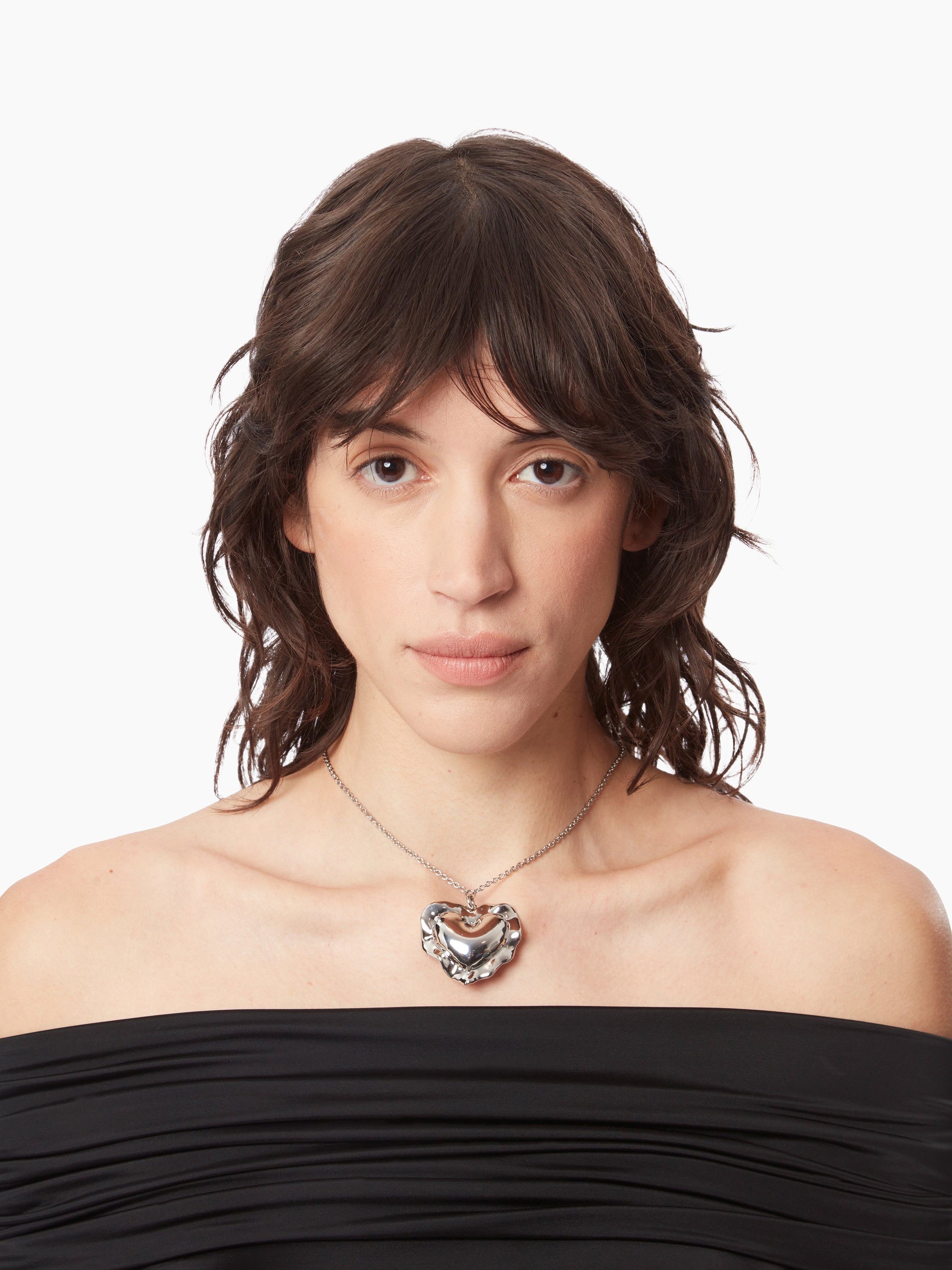 CUSHION HEART NECKLACE - 4