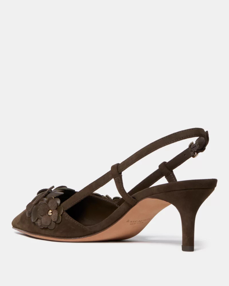 Spade Flower Garden Slingback Pump 4