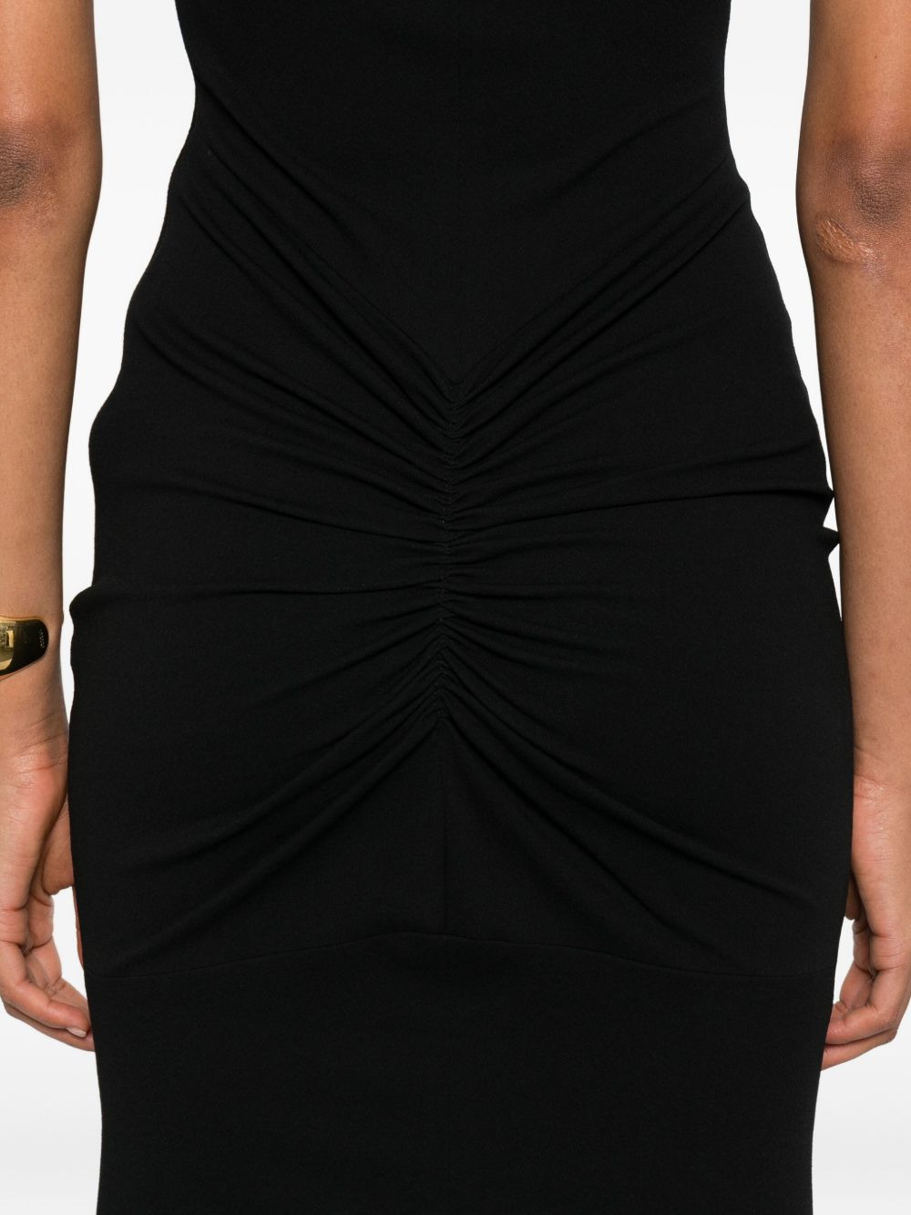 high-neck maxi dress - 5