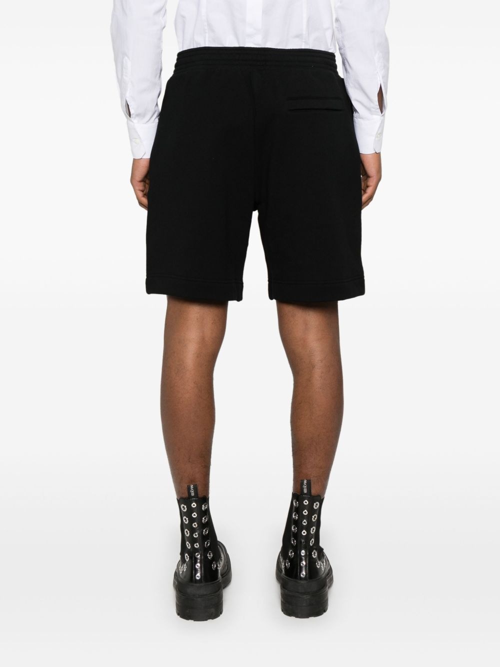 unicorns-embroidered shorts - 4