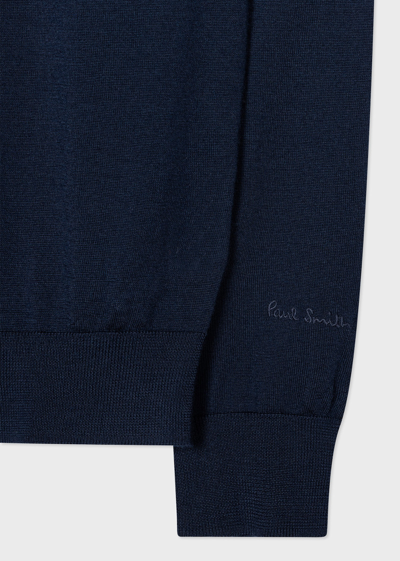 Paul Smith Merino Long-Sleeve Polo Shirt outlook