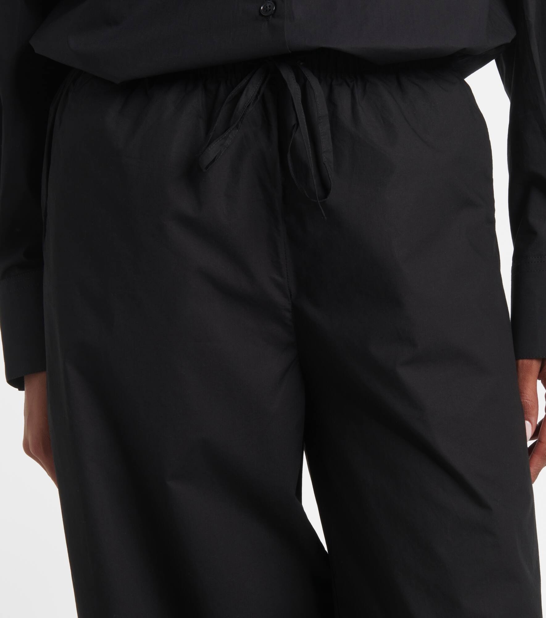 Rainey cotton wide-leg pants - 4