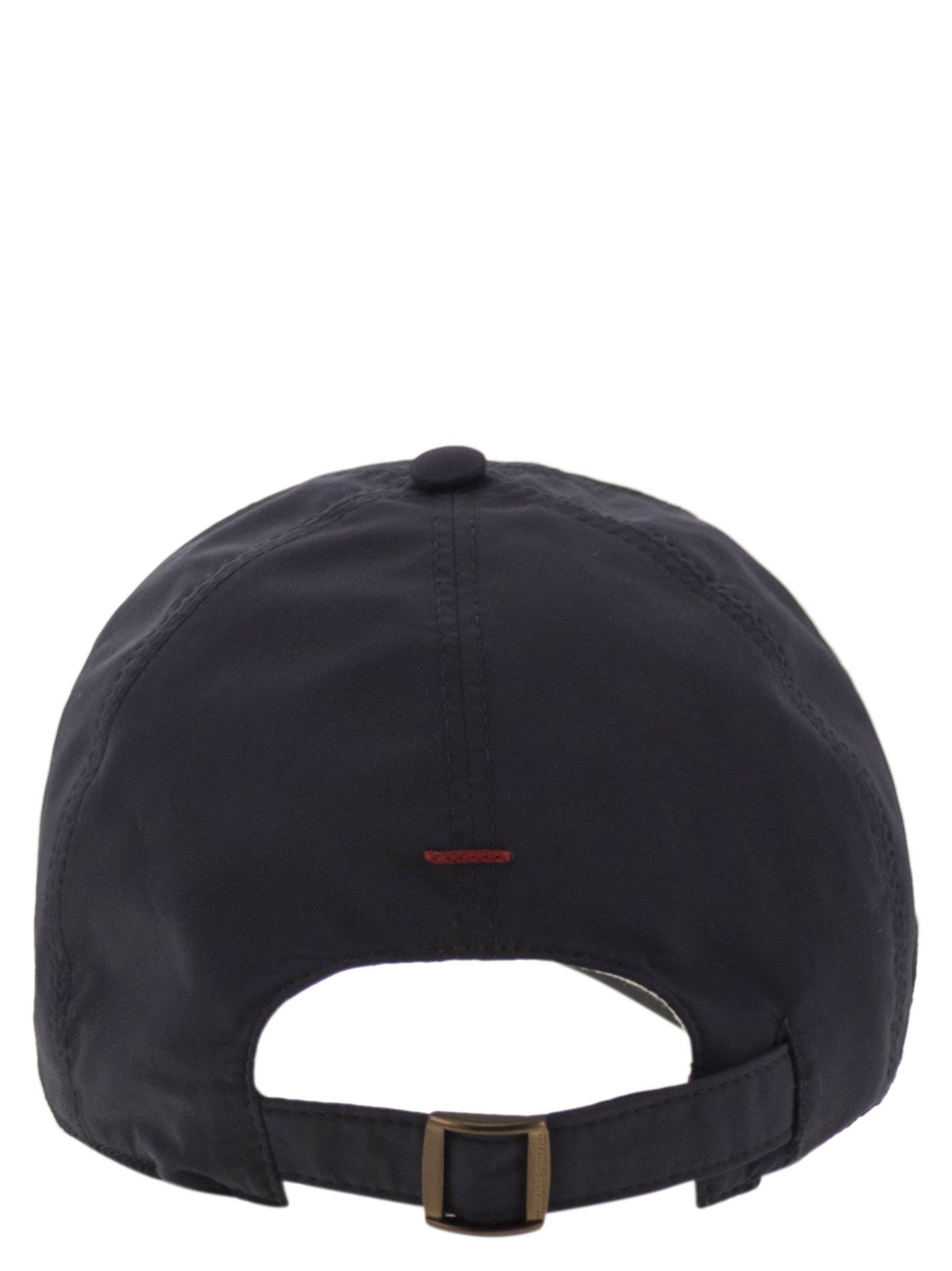 Brunello Cucinelli Men Water-Repellent Microfibre Baseball Cap With Embroidered Logo - 2