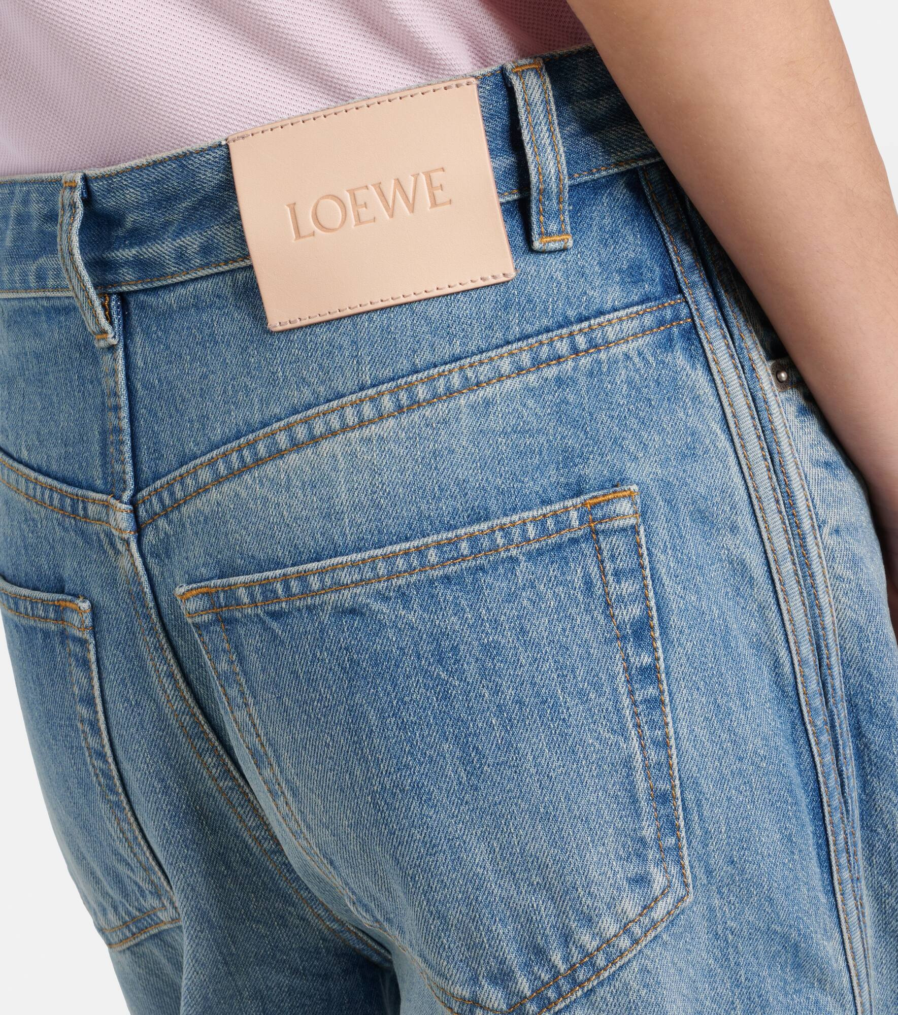 Mid-rise wide-leg jeans - 6