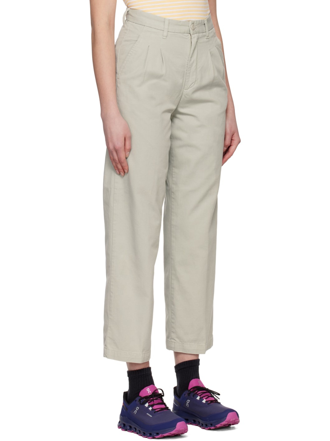 Gray Cara Trousers - 2