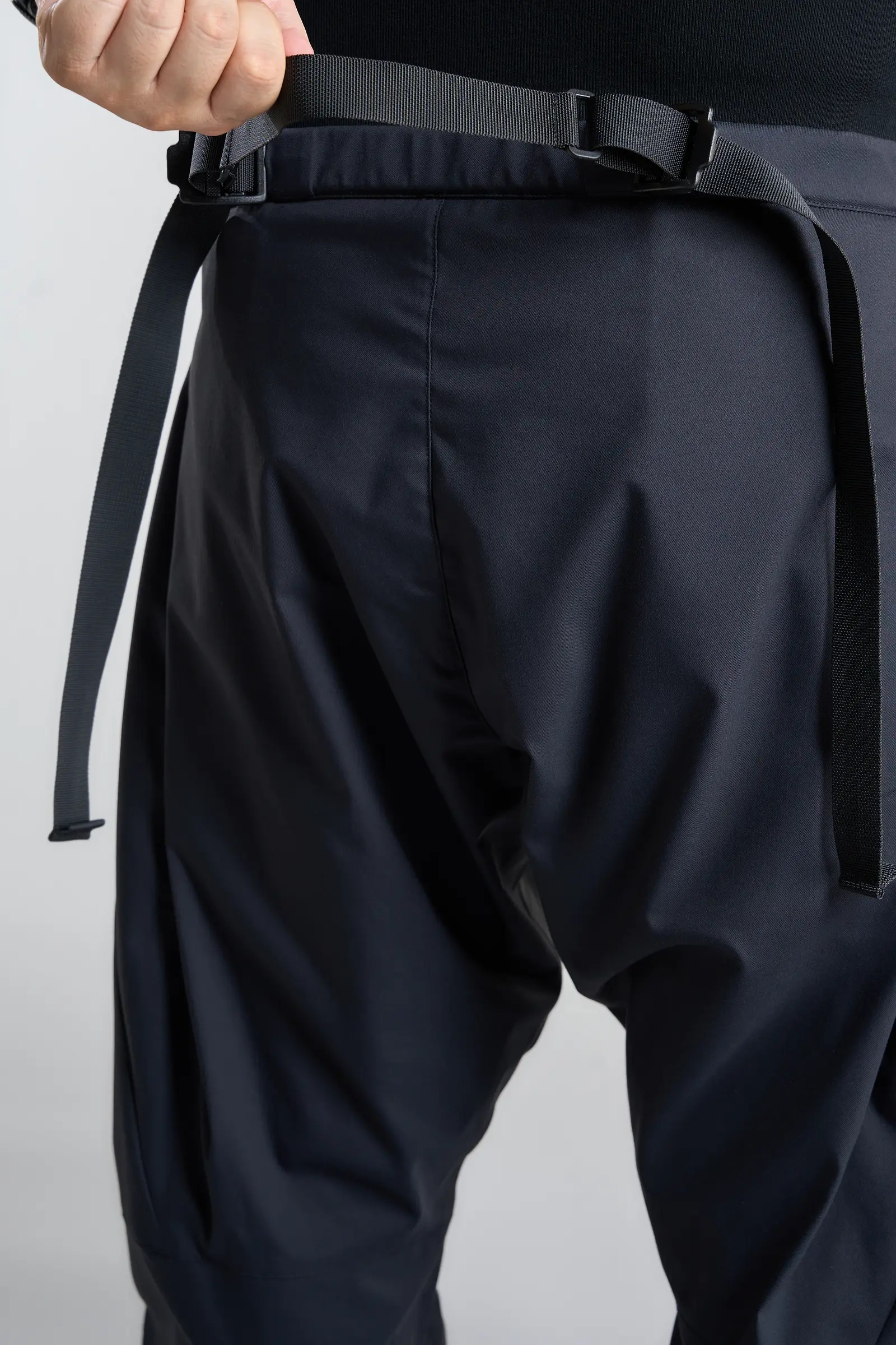 P36-CH Micro Twill Pleated Drawcord Trouser - 22