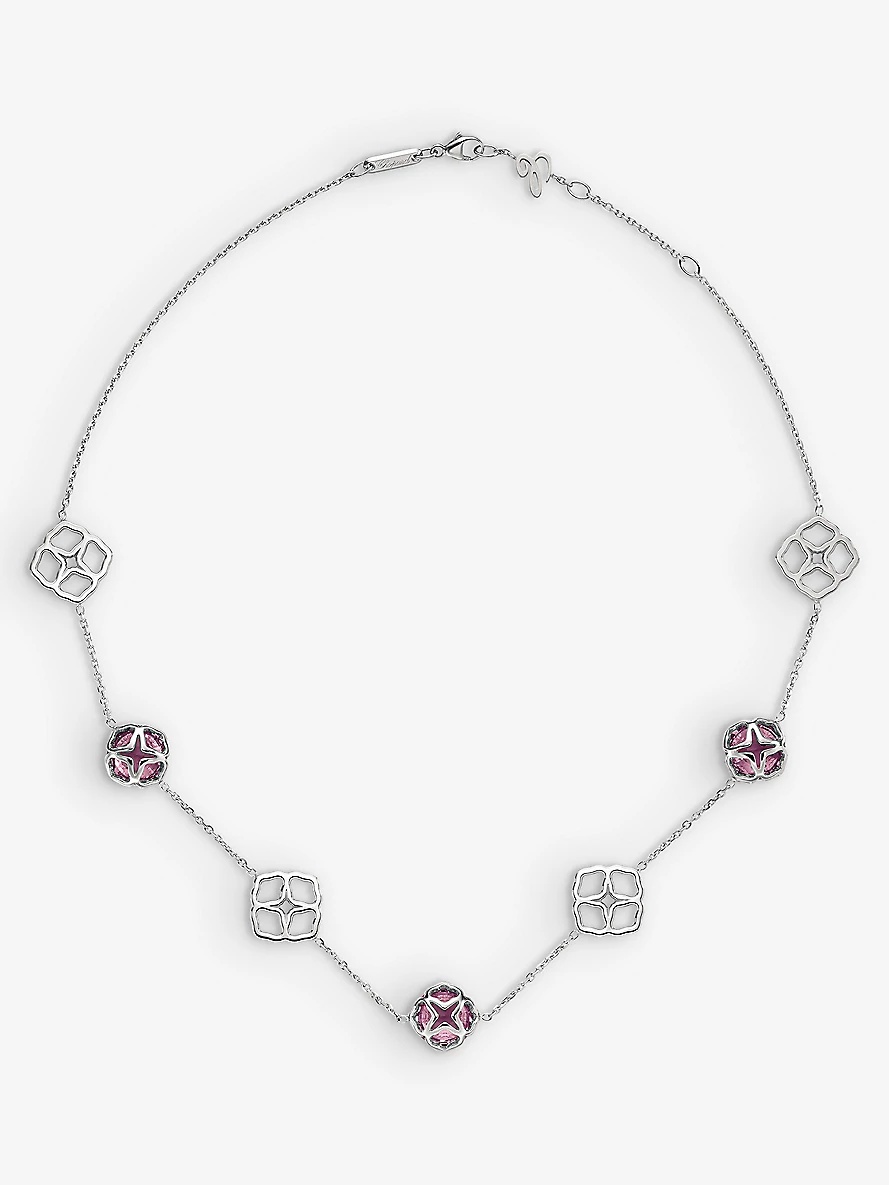 IMPERIALE 18ct white-gold and amethyst necklace - 1