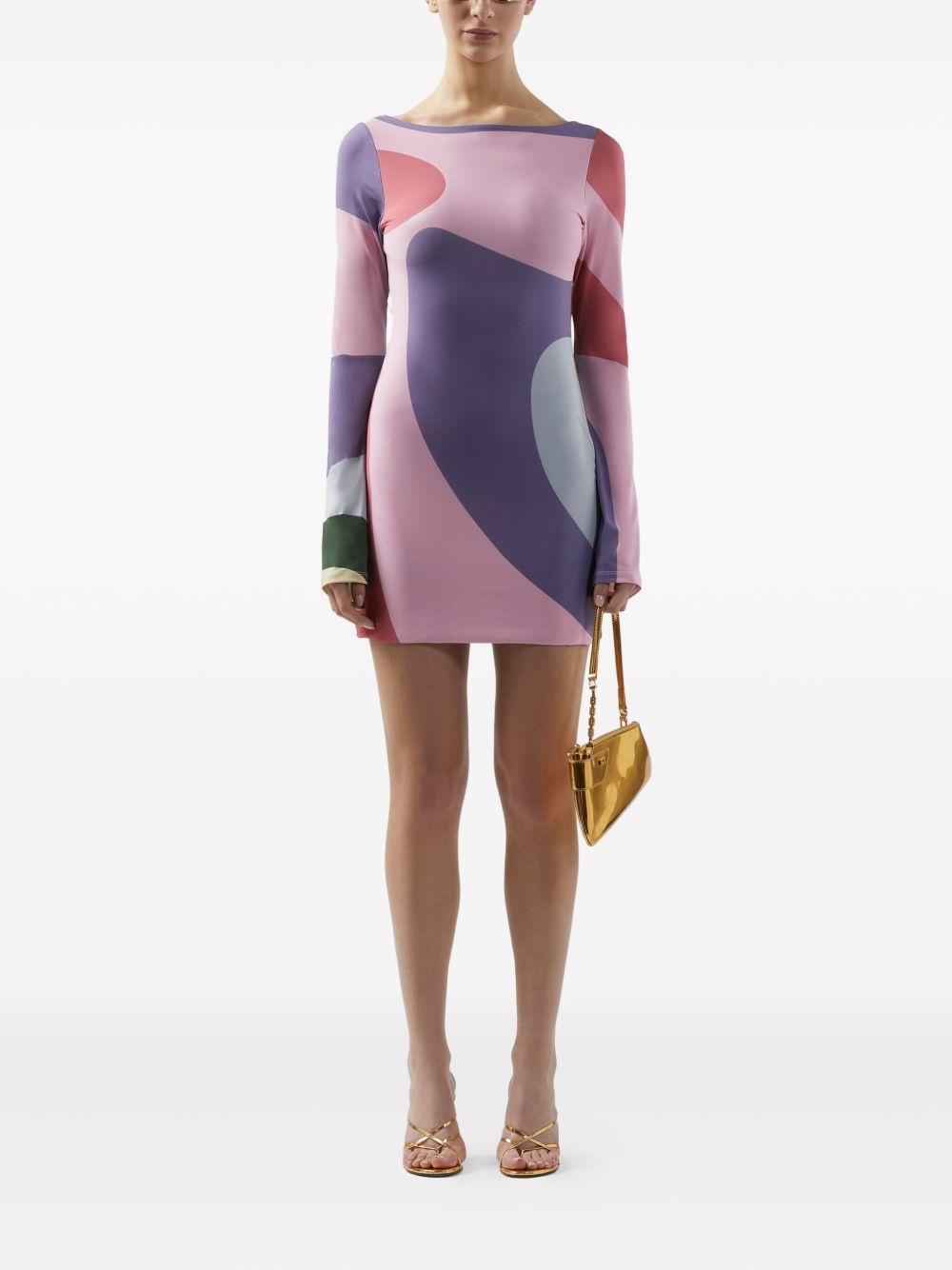 Rainbow mini dress - 2
