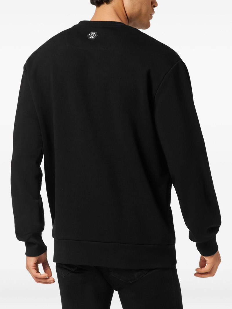 crest-print sweatshirt 4