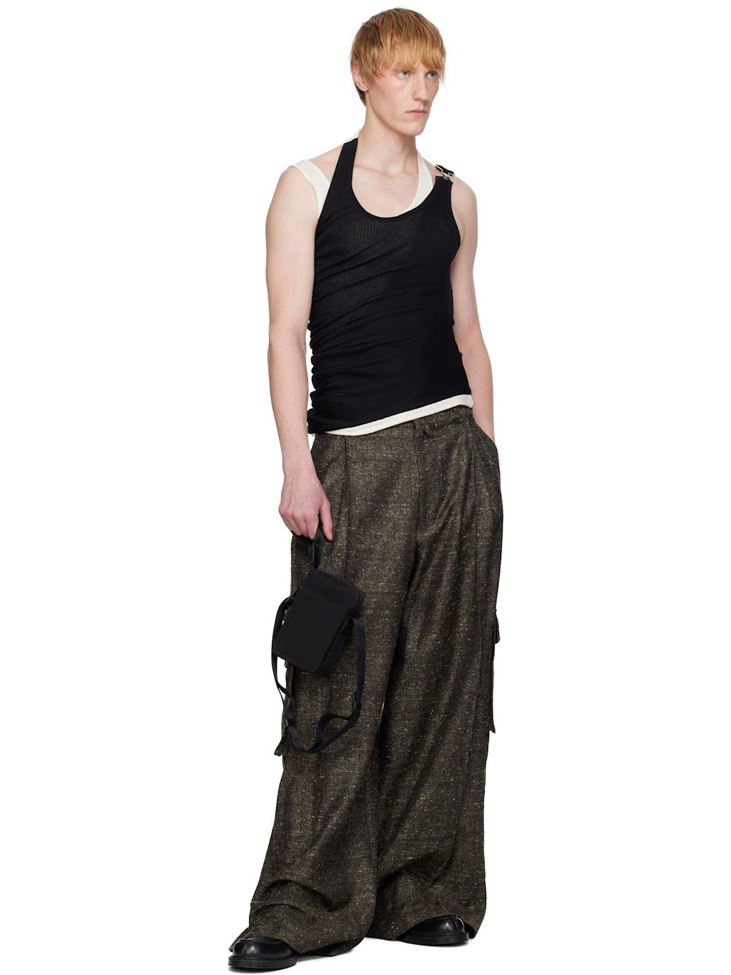 Black 'The vertical Cuerda' Bag - 4