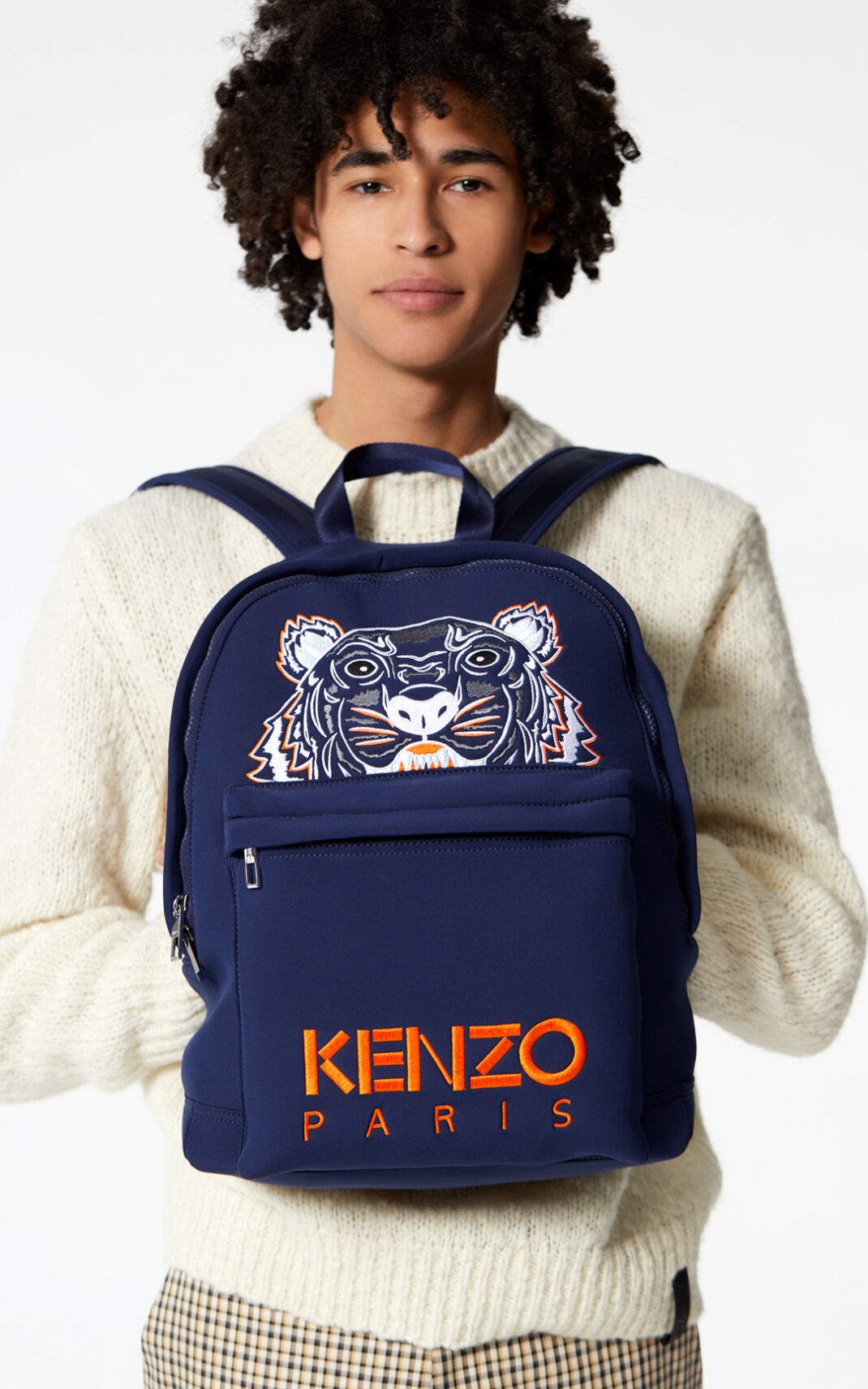 Large Neoprene Tiger backpack - 1