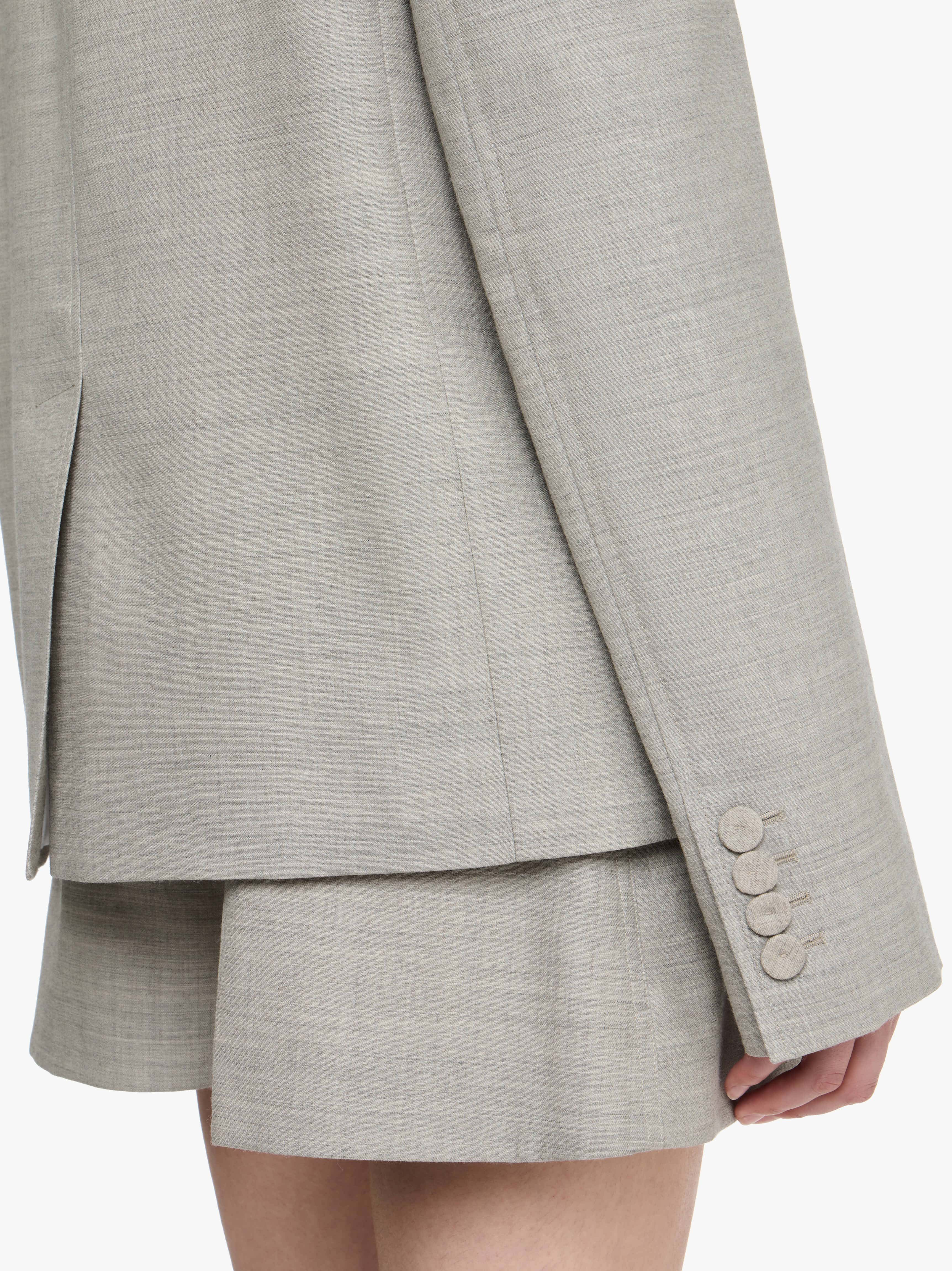 DOUBLE BREASTED TAILORED JACKET - 4