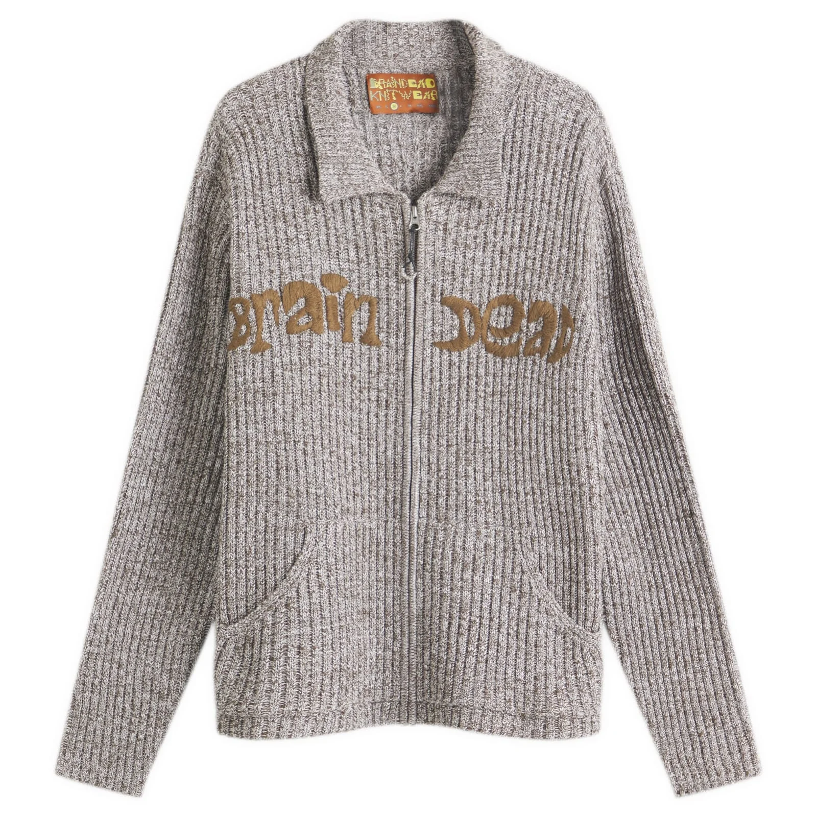Brain Dead Rib Knit Cardigan - 1