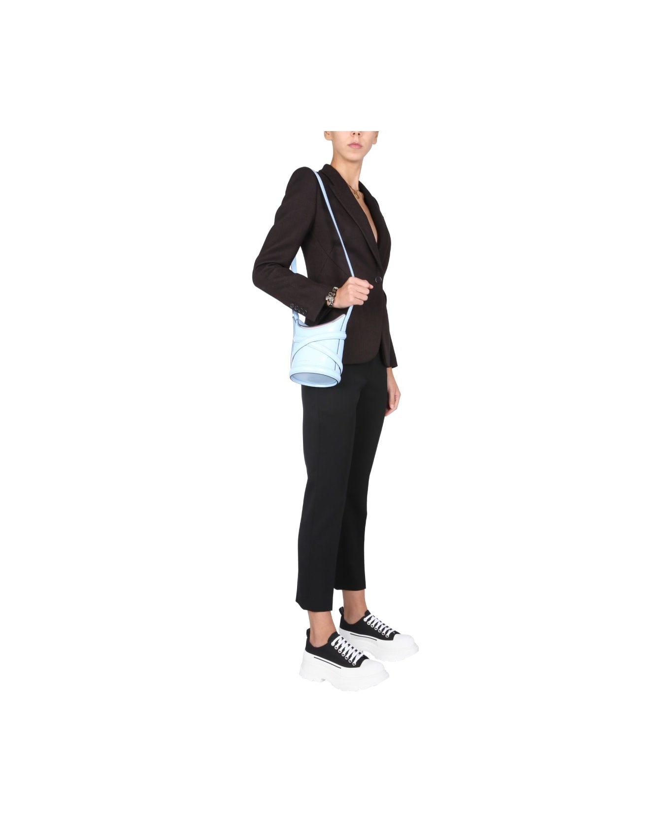 Cropped Straight Trousers - 2