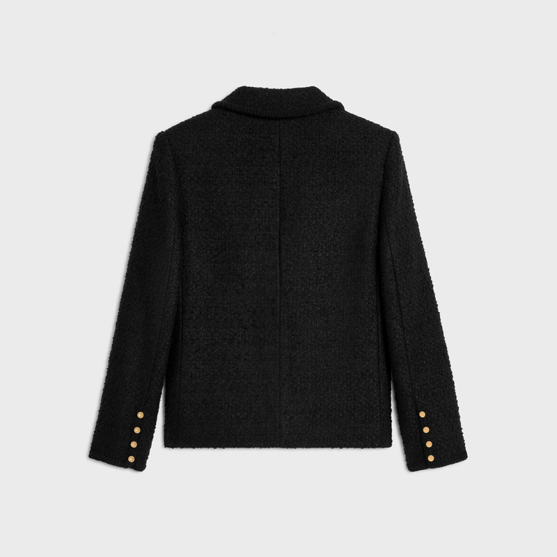 chasseur jacket IN CASHMERE BOUCLETTE NATTE 3
