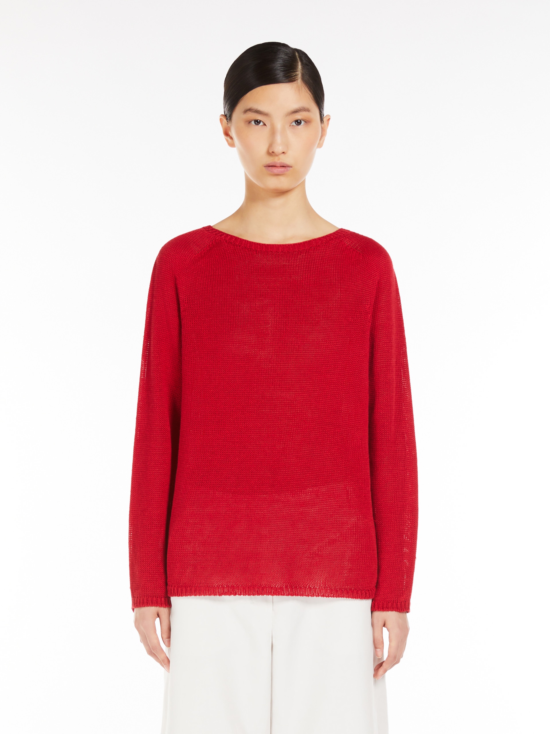 GIOLINO Long-sleeved linen sweater - 3
