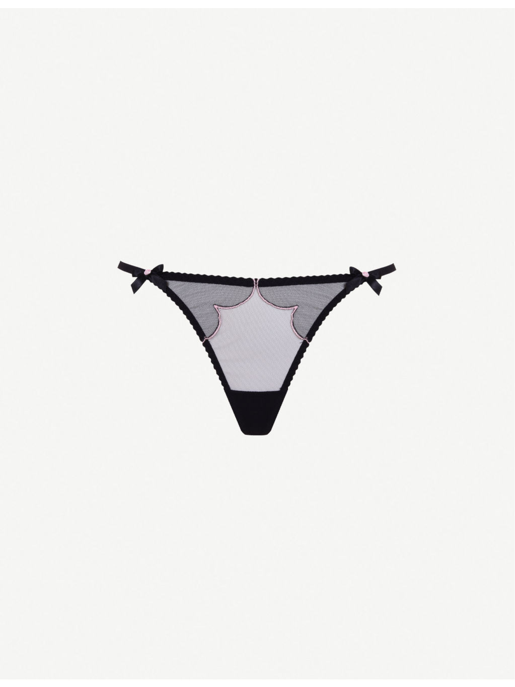 Lorna high-rise mesh thong - 1
