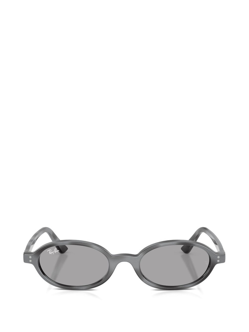 oval-frame sunglasses 1