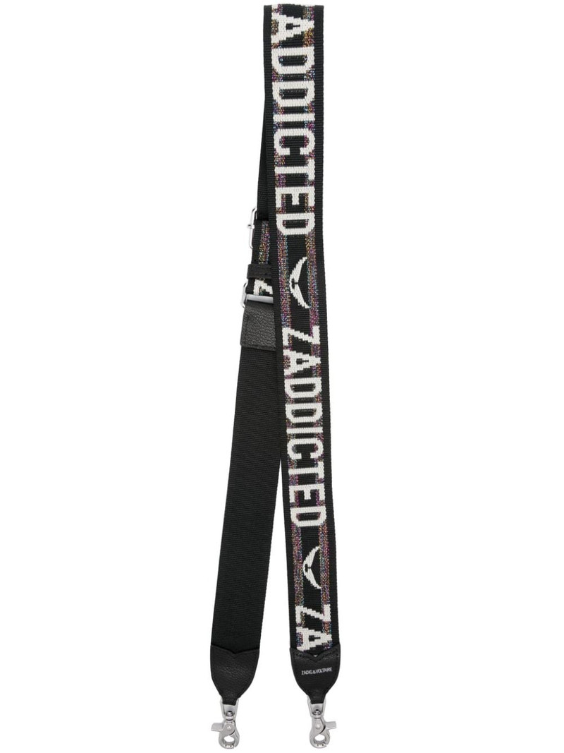 logo-jacquard shoulder strap 1