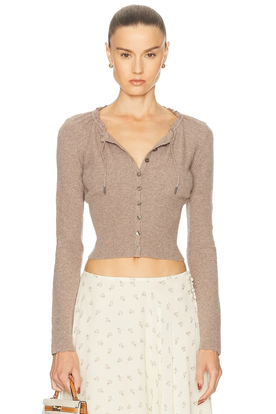 Drawstring Cardigan - 1