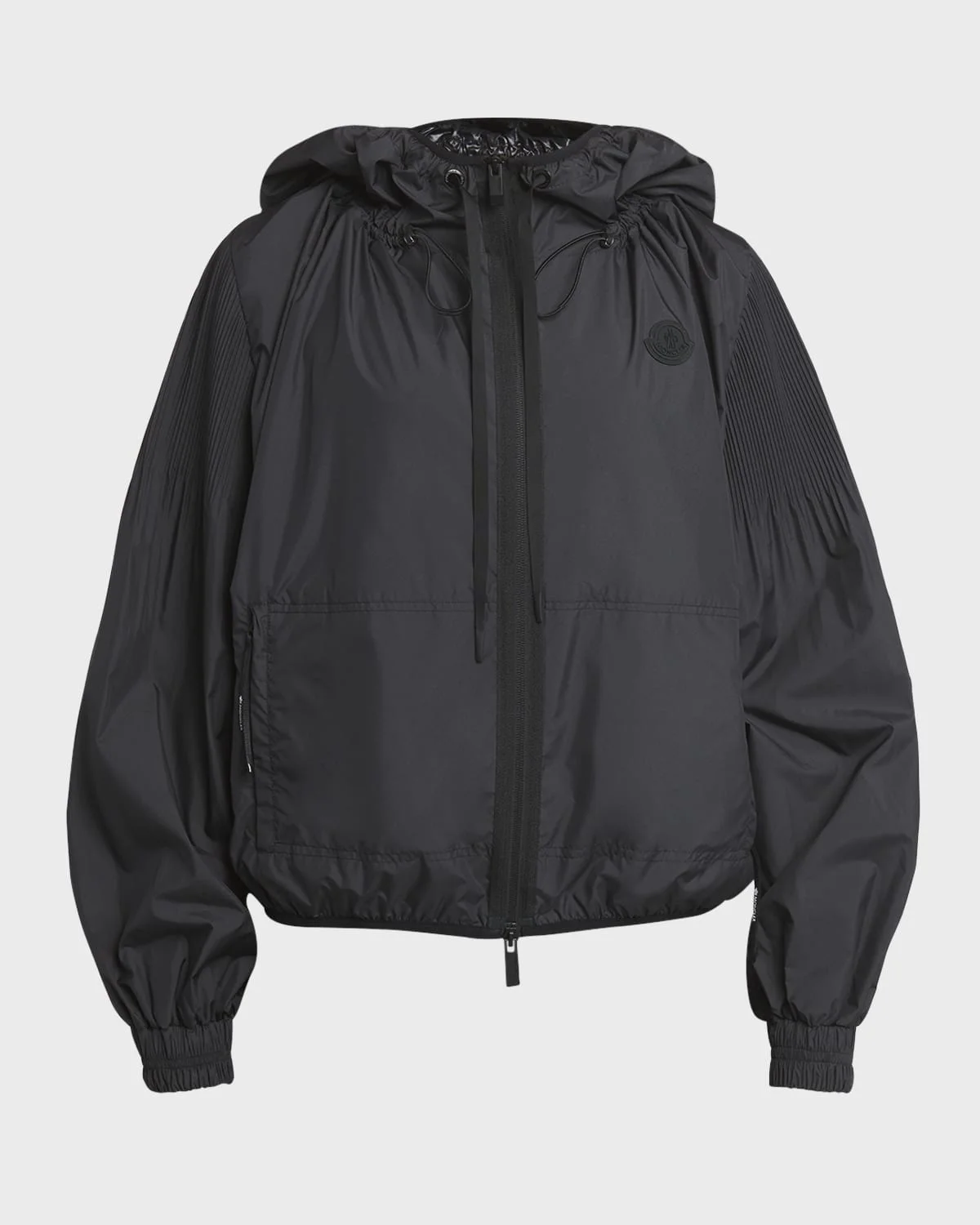 Auxonne Matte Hooded Windbreaker Jacket - 1