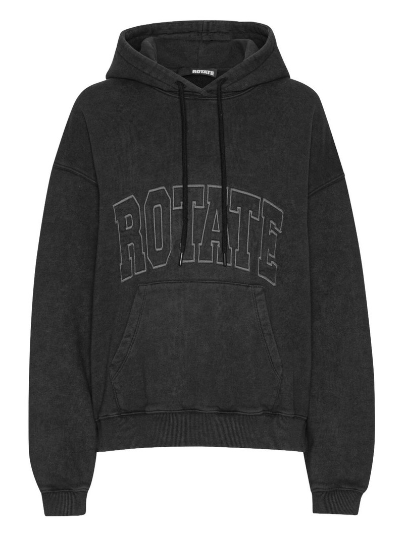 embroidered logo hoodie 1