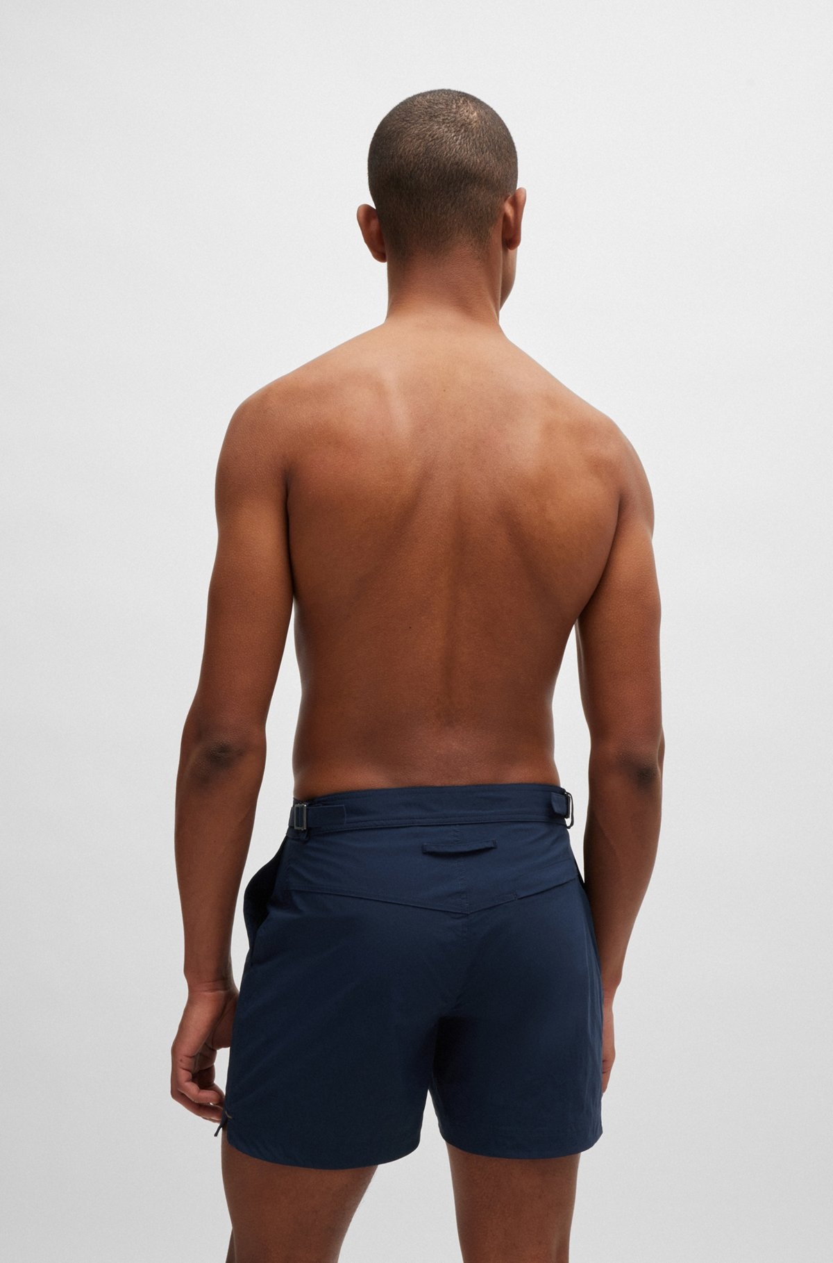 FULLY LINED SWIM SHORTS WITH ADJUSTABLE WAIST - 4