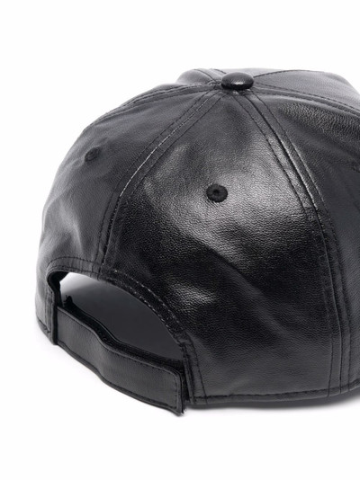 PHILIPP PLEIN Iconic faux-leather baseball cap outlook