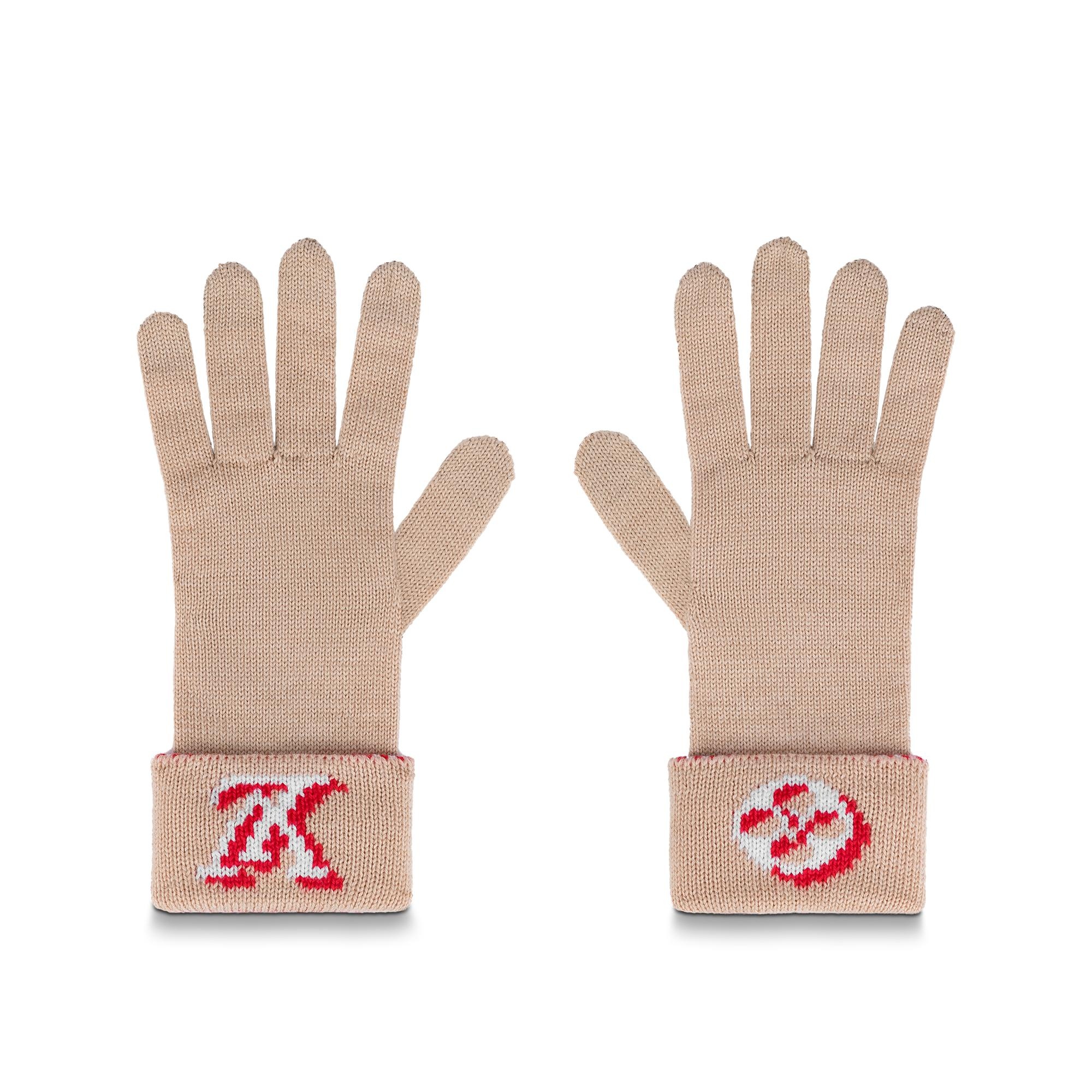 3D Monogram Gloves - 1