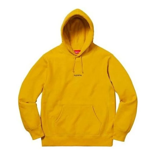 Supreme FW18 Trademark Hooded Sweatshirt 'Yelllow' SUP-FW18-305 - 1