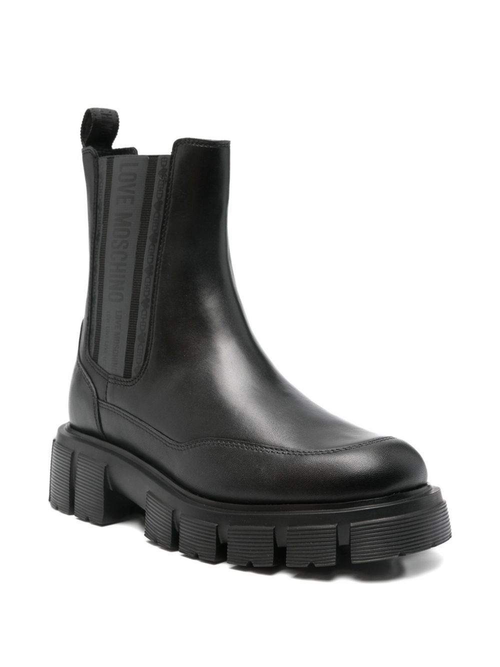 40mm leather chunky boots - 2