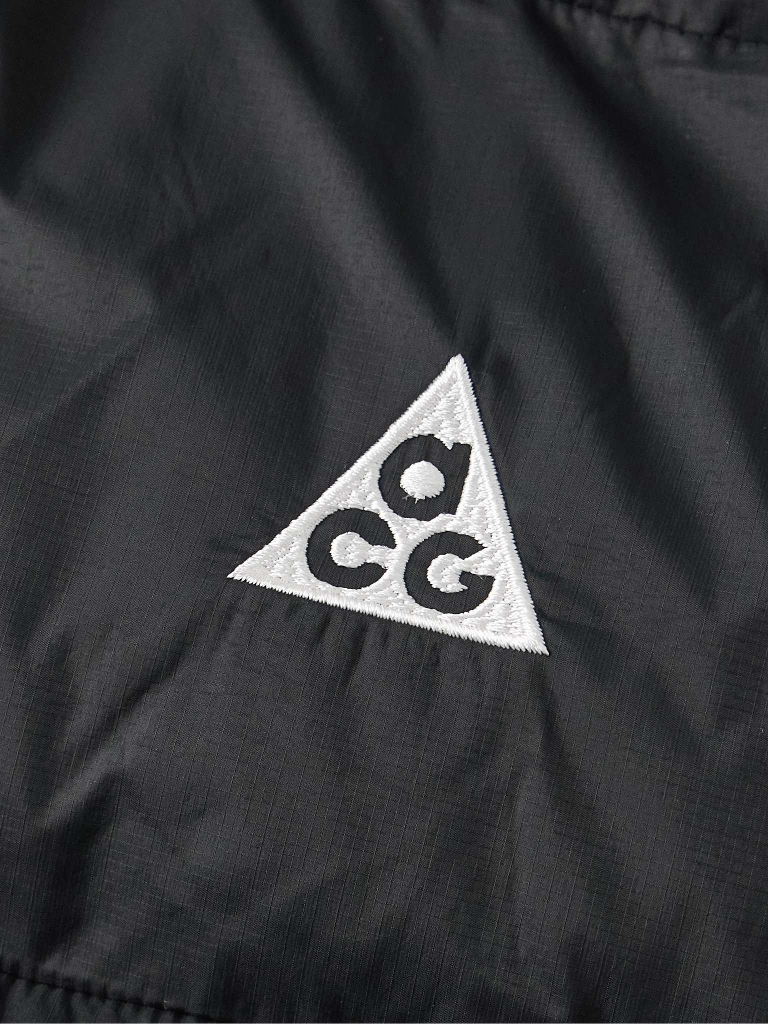 ACG Lunar Lake Logo-Embroidered Quilted Therma-FIT ADV Nylon-Ripstop Hooded Jacket - 3