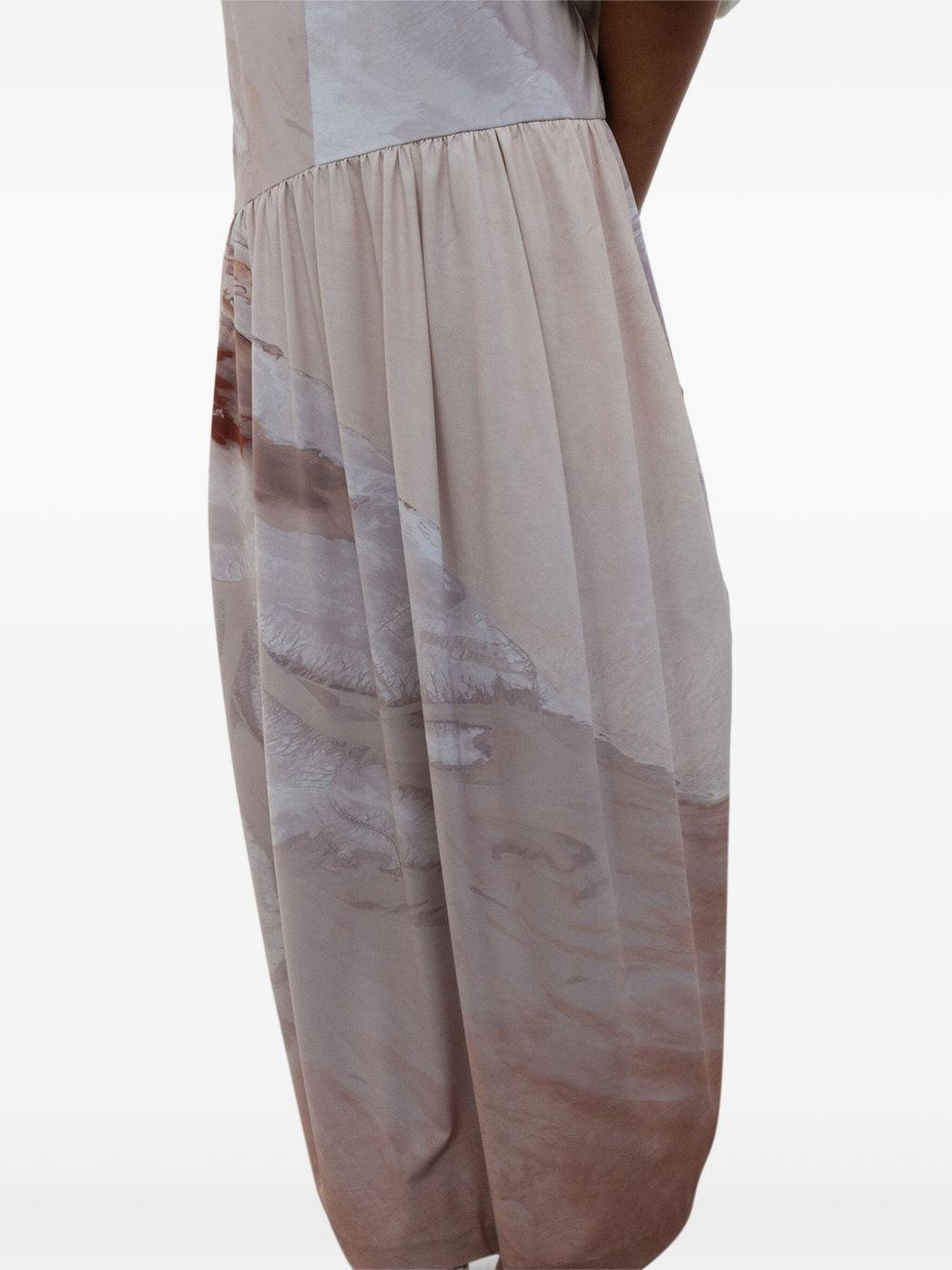 abstract-print maxi dress - 5