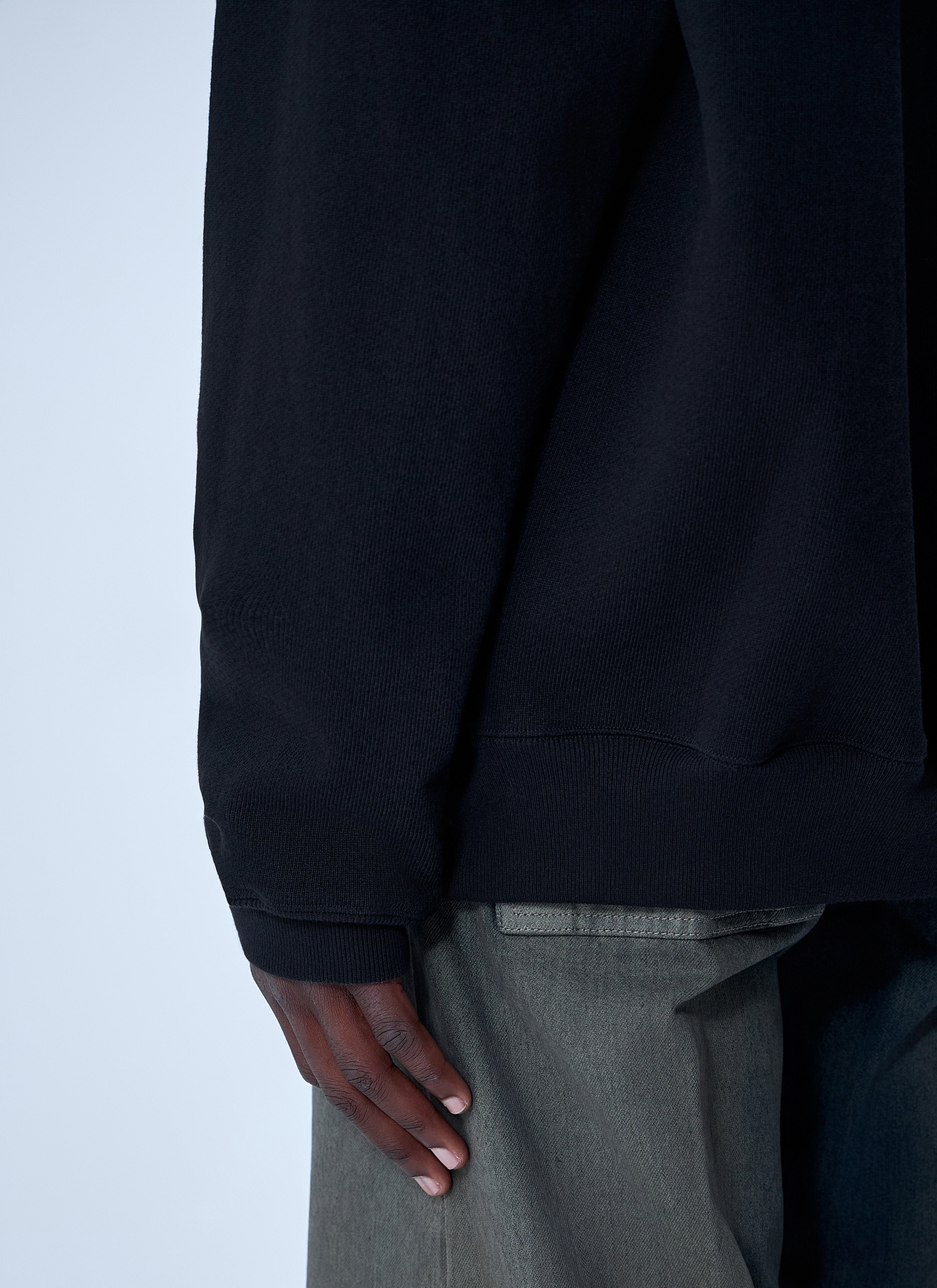 Rick Owens Men Cotton Hooded Sweatshirt - 6
