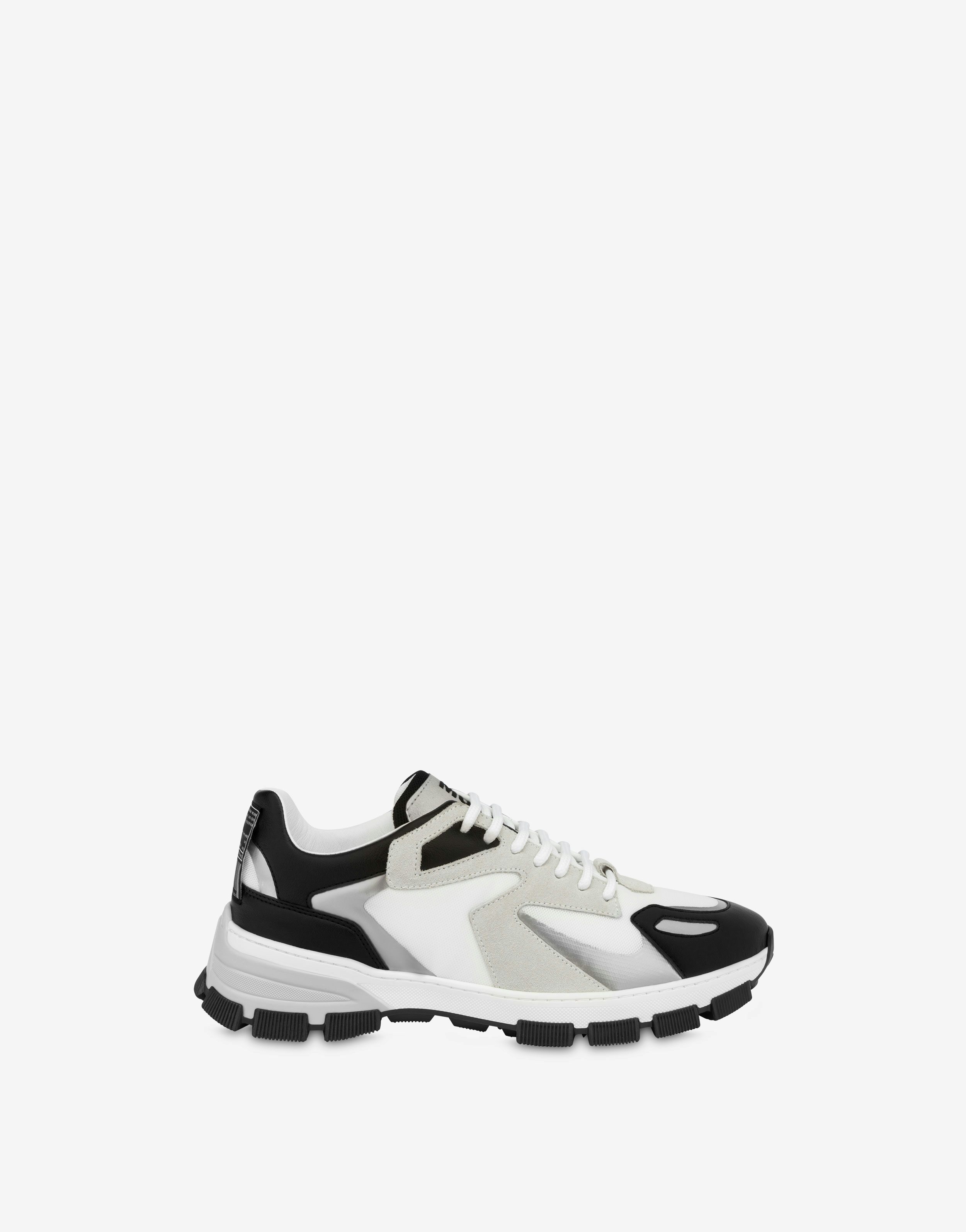 RACE SNEAKERS CALFSKIN AND SUEDE - 2