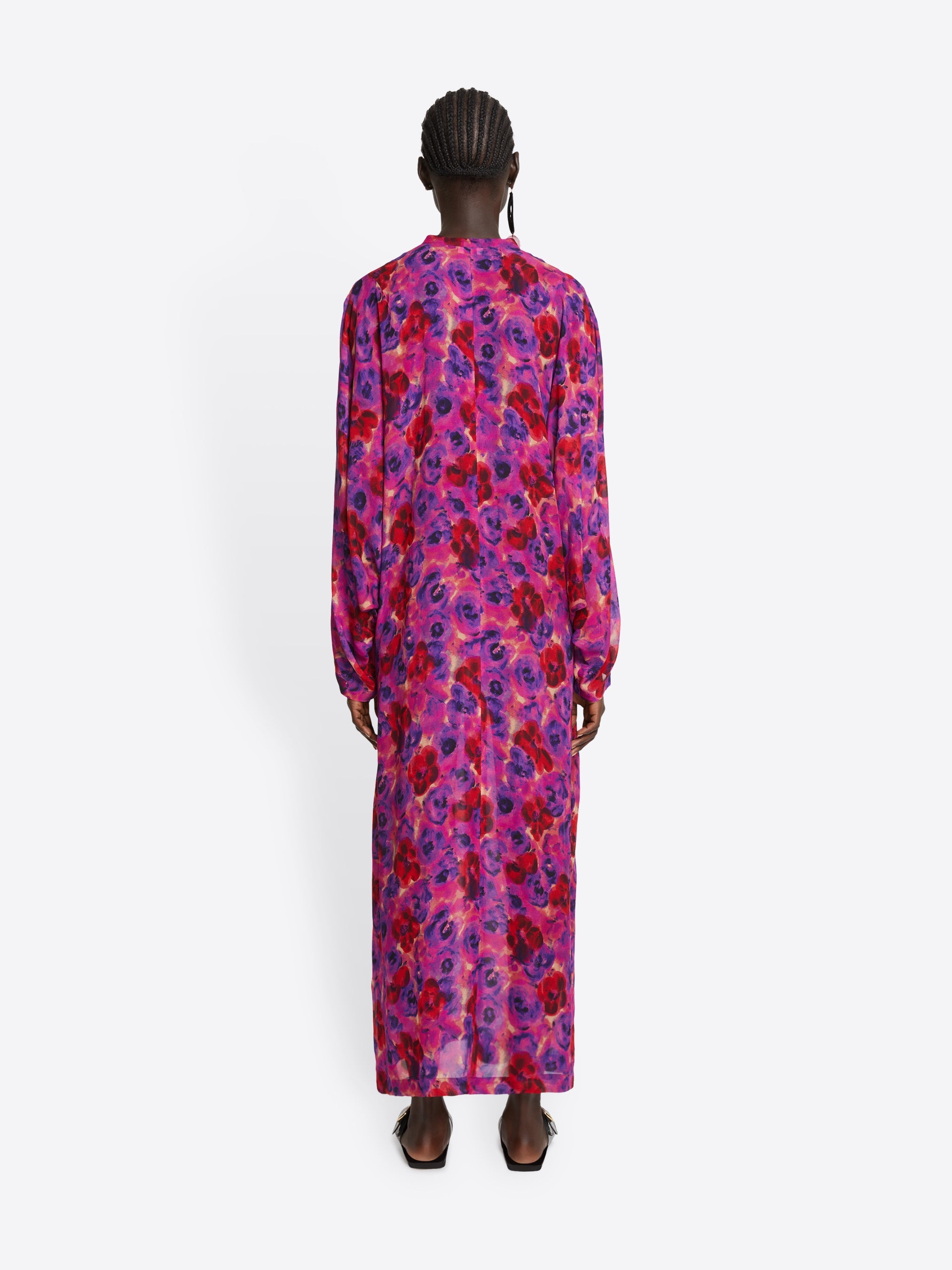 FLORAL MAXI DRESS - 4