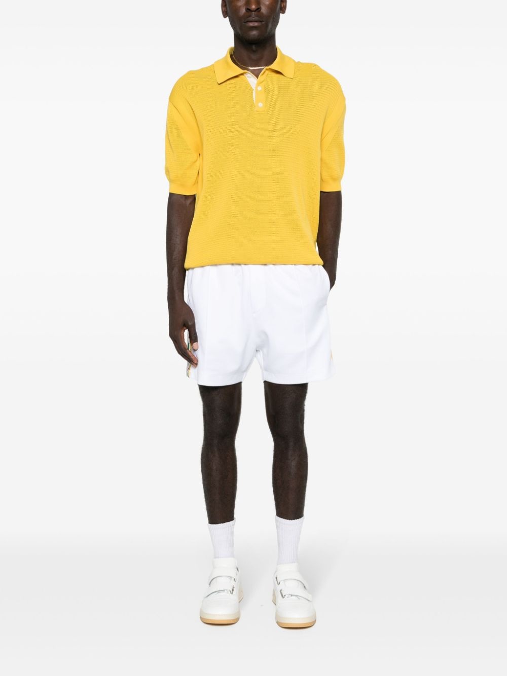 logo-embellished jersey shorts - 2