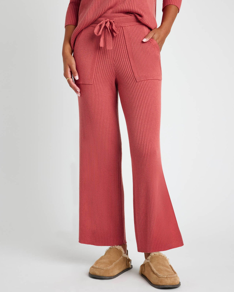Georgie Cashblend Rib Pant 1