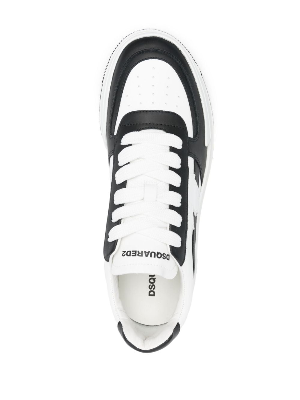 logo-print low-top sneakers - 4